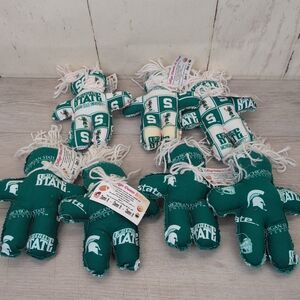 Lot Of 7 Michigan State Spartans Dammit Doll Plush NCAA College